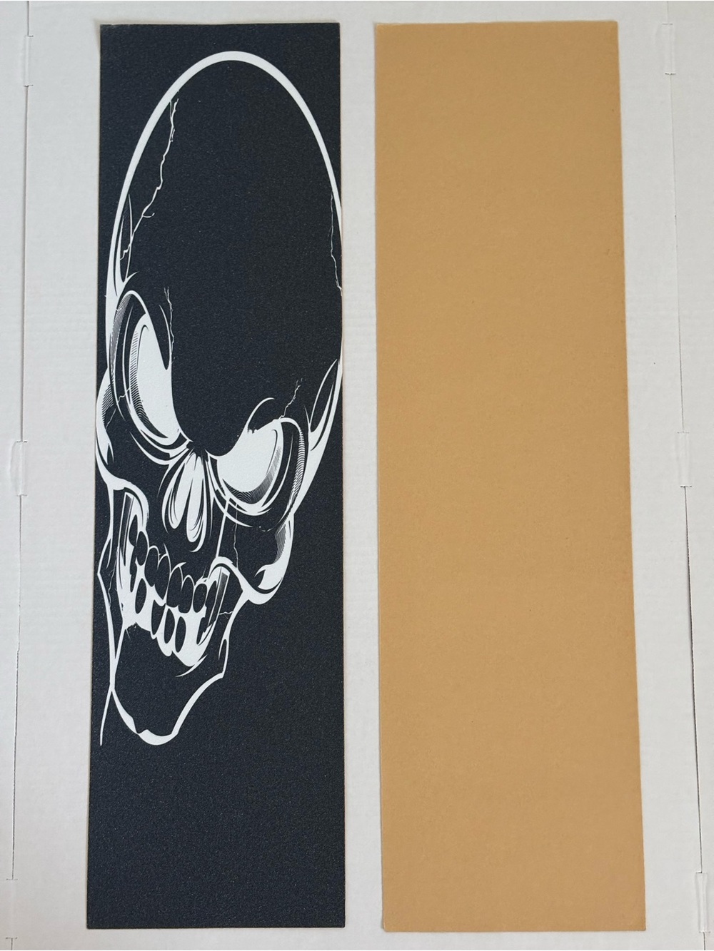 Black Skull Grip Tape for Skateboard - Men Accessories